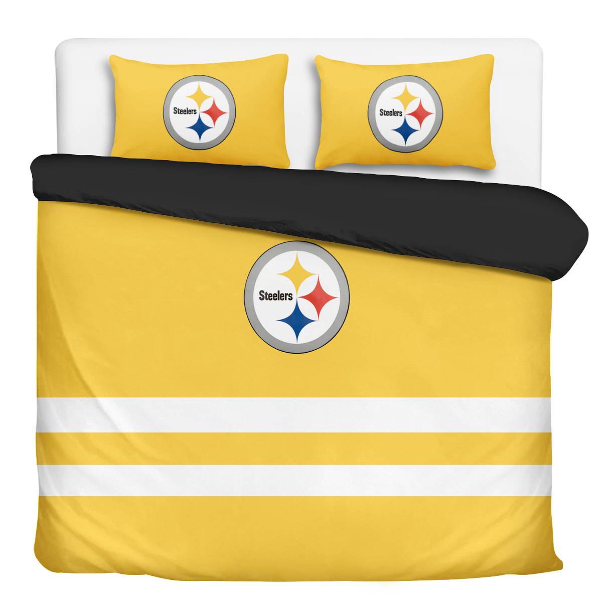 Pittsburgh Steelers 3-Piece Full Bedding 001